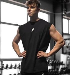 Sleeveless T-shirt Men Quick-drying Fitness Bodybuilding Shirt Male Fashion Basketball Vest Mesh Breathable Summer Gym Tank Men