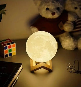 1 LED Moon Light Galaxy Light, DIY Moon Night Light, Girl, Boy, Child, Woman Birthday Gift, Bedroom Decoration (Warm Light)