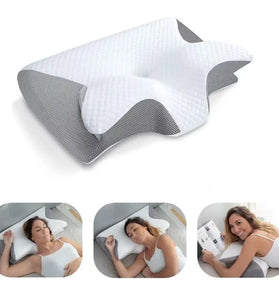 Butterfly Sleep Memory Neck Pillow Slow Rebound Comfortable Memory Foam Sleep Pillow Cervical Orthopedic Neck Massage Bed Pillow