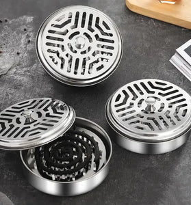 New Mosquito Coil Holder Mosquito Coil Box With Cover Mosquito Coil Tray Nail Tooth Mosquito Coil Holder Household Ash Tray