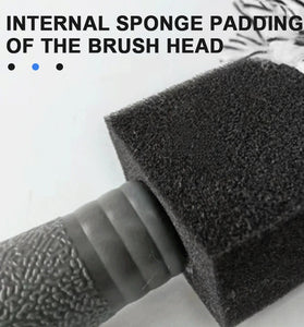 SEAMETAL Car Wheel Tire Rim Cleaning Brush Portable Plush Car Wheel Hub Brush Washing Tool Car Detailing Care Dust Removal Brush