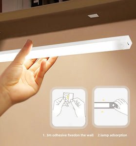 Motion Sensor Lamp Night Light Wireless LED USB Type C Rechargeable Lamp for Kitchen Cabinet Bedroom Wardrobe Staircase Lighting