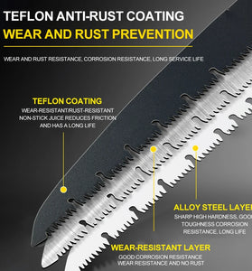 AIRAJ Folding Saw Woodworking Folding hacksaw Multifunction Cutting Wood Sharp Camping Garden Prunch Saw Tree Chopper Knife Hand