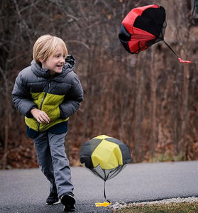 Parachute Toys for Kids Tangle Free Outdoor Flying Parachute Men Outside Toys Easter Basket Stuffers Idea Unique Boy Girl Gift