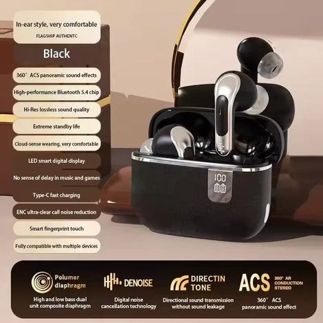 SONY Wireless Earphone Hi-Res Audio Noise Cancelling Bluetooth 5.3 Earbuds Hifi Headphones with Charging Case for IPhone iPad