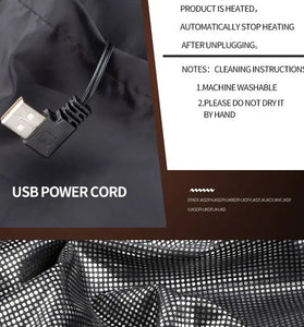 9 Heated Vest Zones Electric Heated Jackets Men Women Sportswear Heated Coat Graphene Heat Coat USB Heating Jacket For Camping