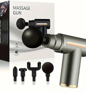 Button Fascia Gun Deep Tissue Massage Mini Lightweight and Adjustable Speed Massage Equipment Suitable for the Body