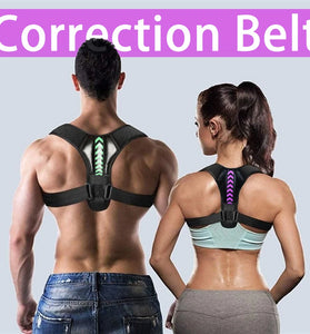 Adjustable Back Shoulder Posture Corrector Belt Clavicle Spine Support Reshape Your Body Home Office Sport Upper Back Neck Brace