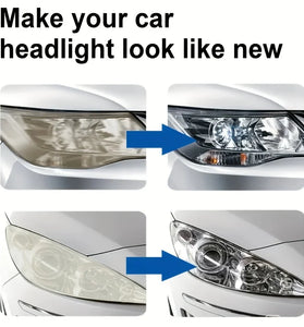 Car Headlight Restoration Polishing Kits Headlamp Scratch Remover Repair Cleaning Paste Remove Oxidation Headlight Polish Liquid