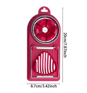 Multifunctional PP Base egg cutter 2-in-1 stainless steel wire pull egg cutter for hanging high-quality kitchen accessory tools