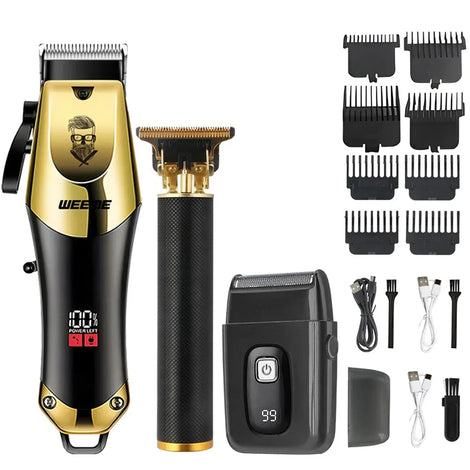 Cordless Electric Hair Cutting Machine Vintage Hair Clipper Portable Shaver Barber USB Fast Charging Hair Trimmer For Hairdresse